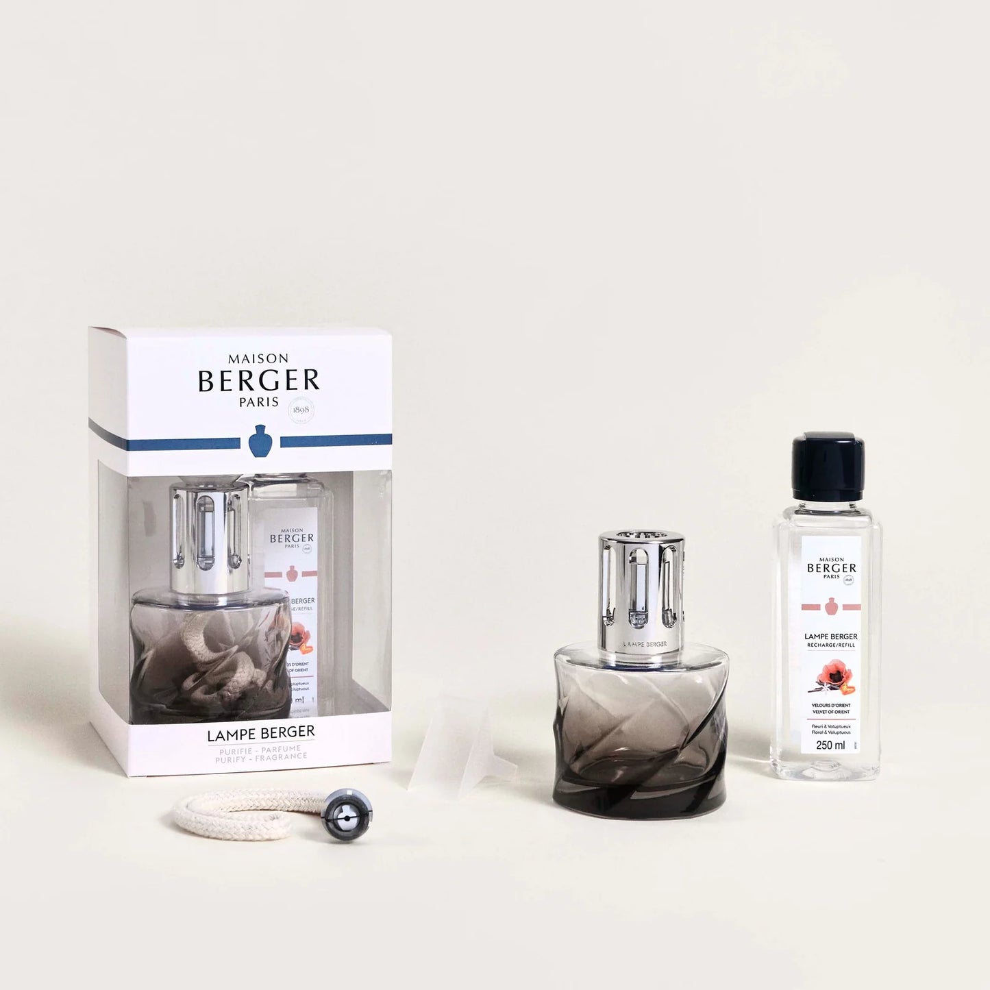 Black Spirale Lampe Berger Gift Set