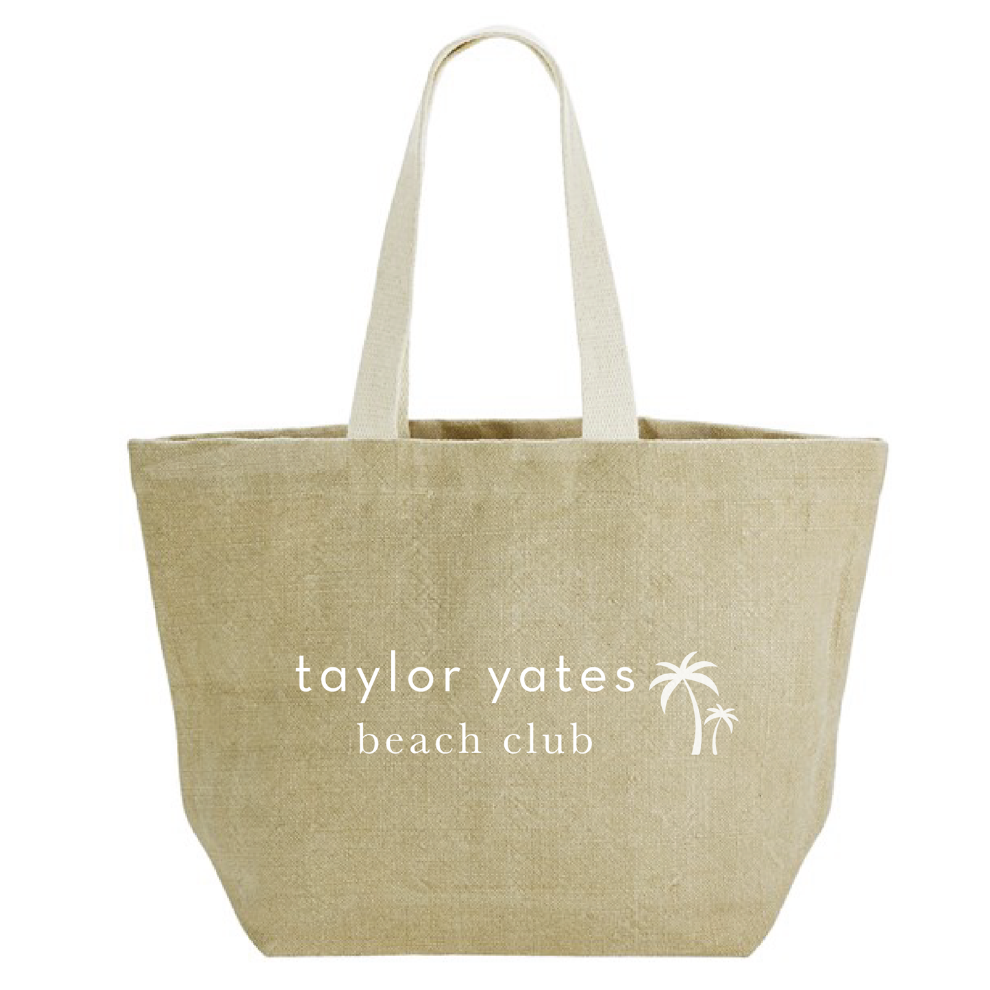Soft Jute Beach Bag