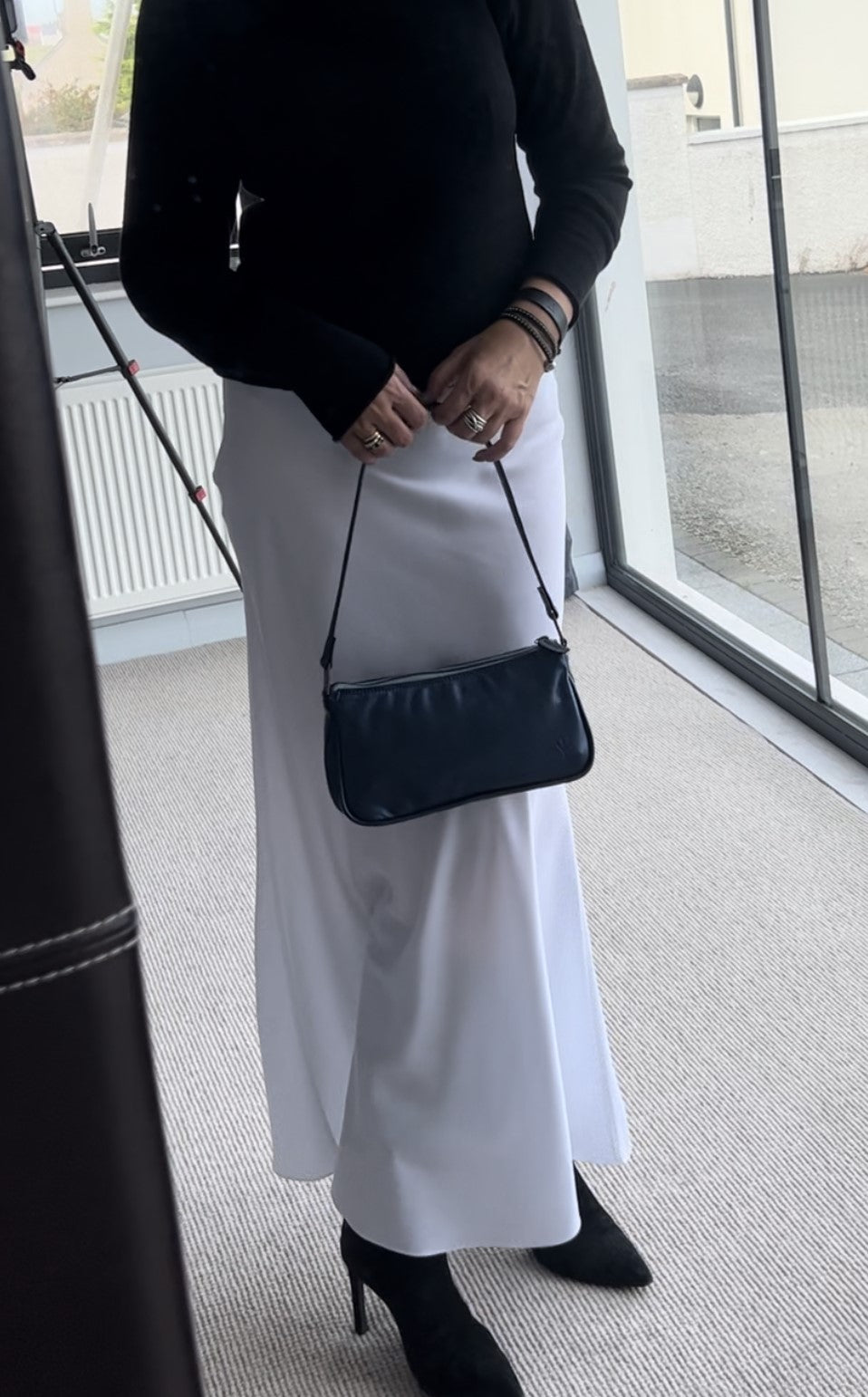Rosie Bias Cut Maxi Skirt