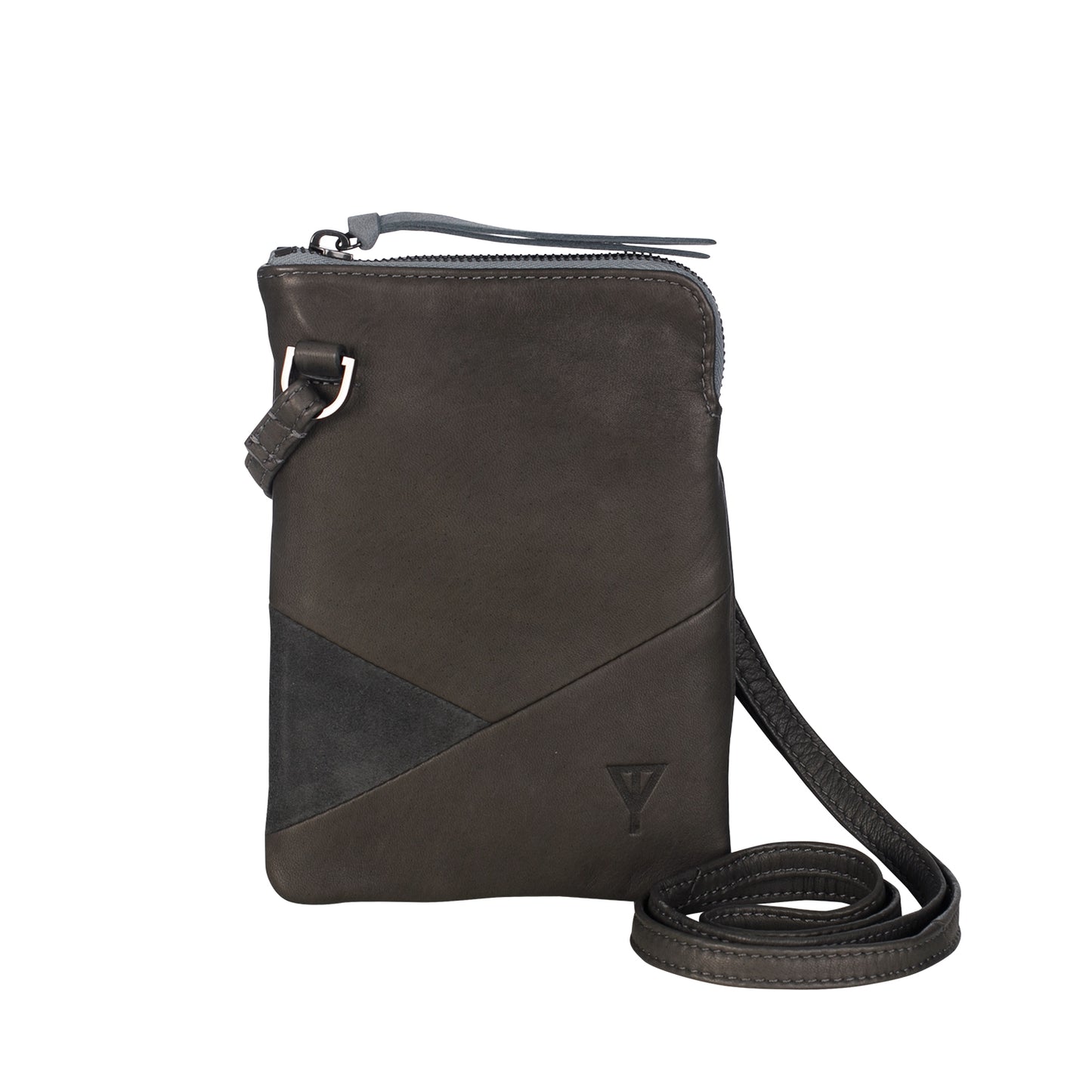 Doris crossbody in Leather and Suede