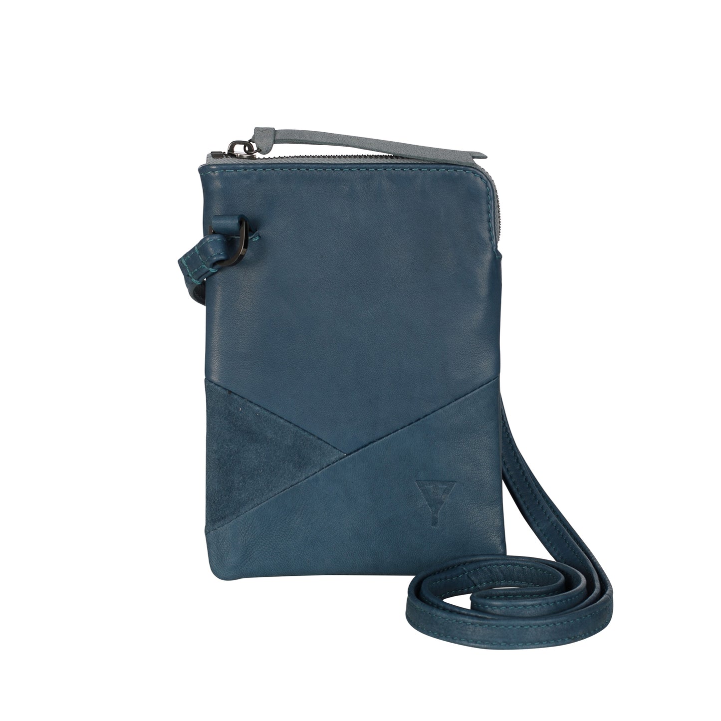 Doris crossbody in Leather and Suede