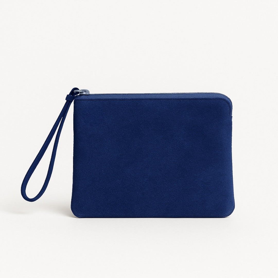 Suede Doris Clutch