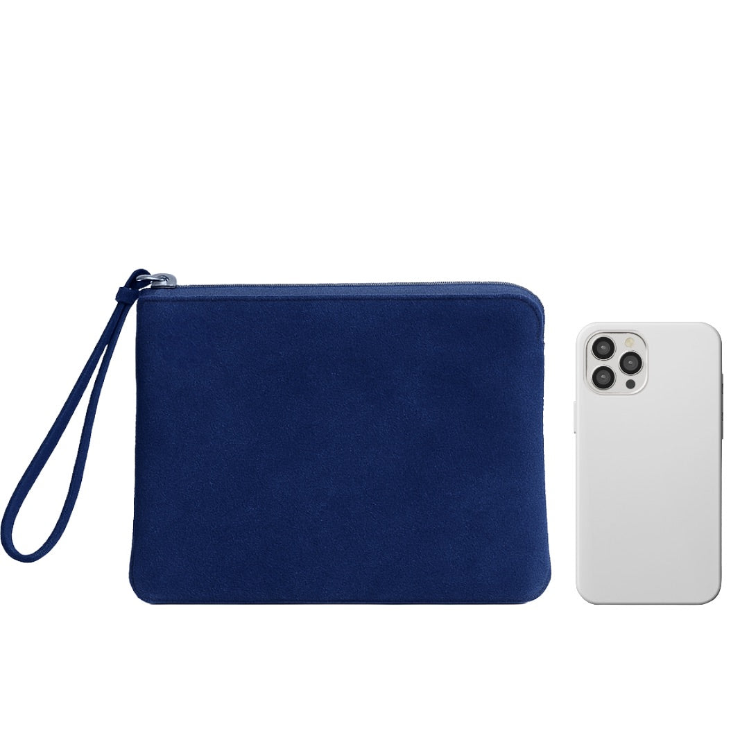 Suede Doris Clutch