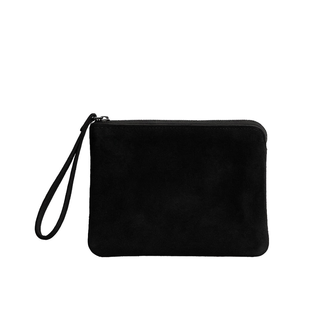 Suede Doris Clutch