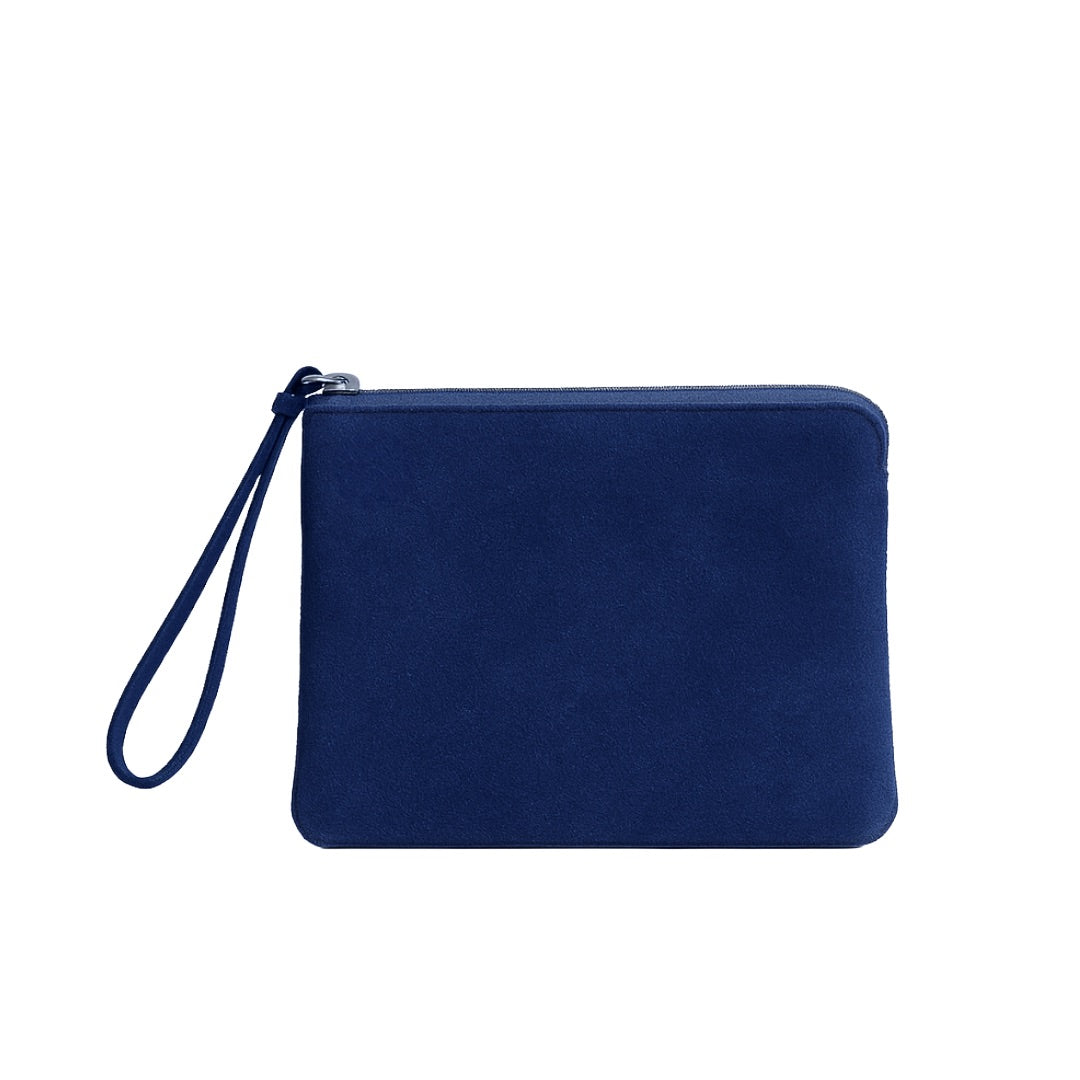 Suede Doris Clutch
