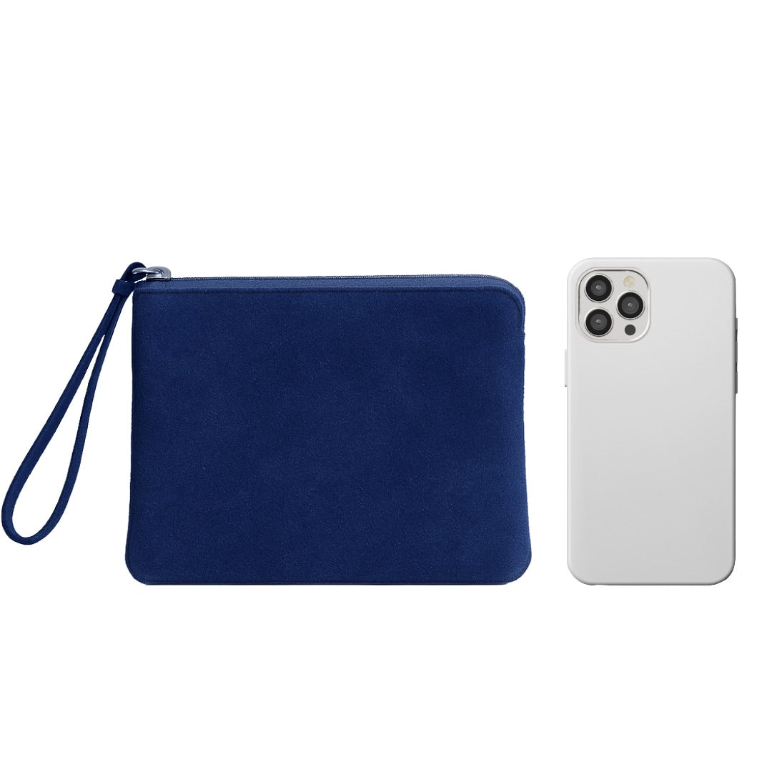Suede Doris Clutch