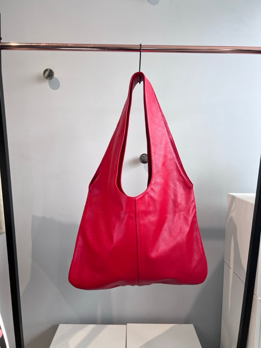 Sample - Agnes - Grained Leather Red