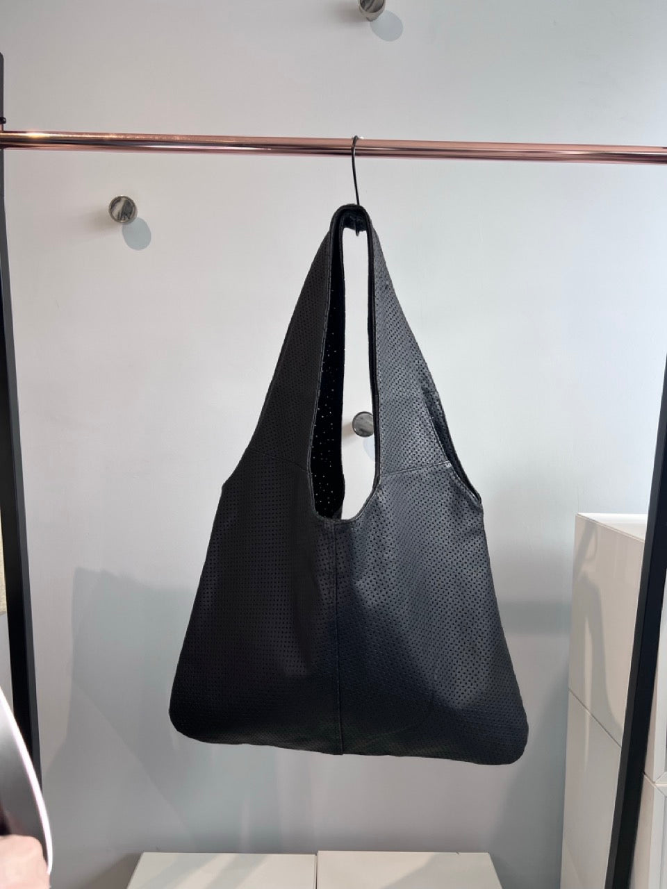One Off - Agnes - Perforated Black