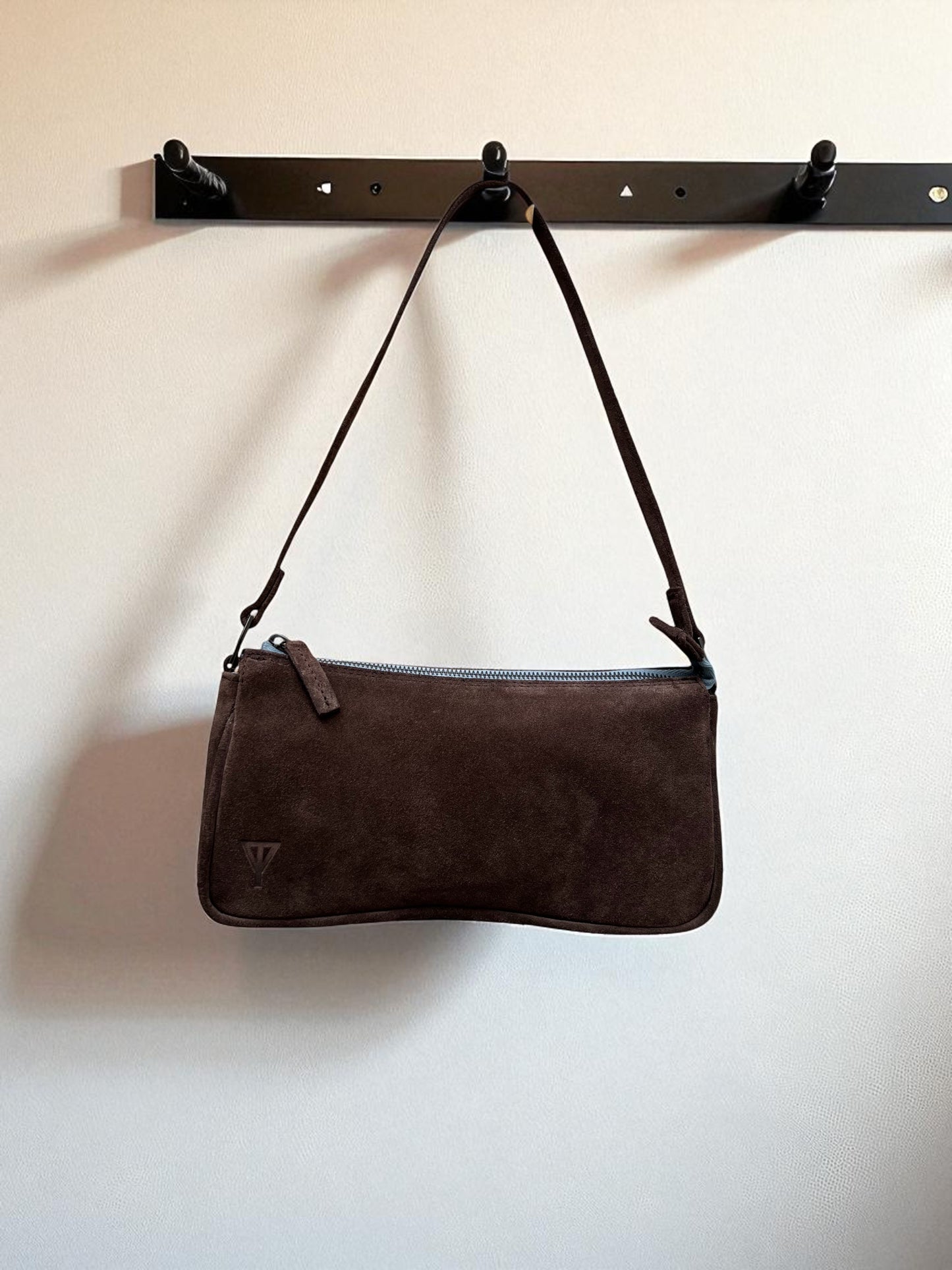 Suede Jenny Shoulder Bag