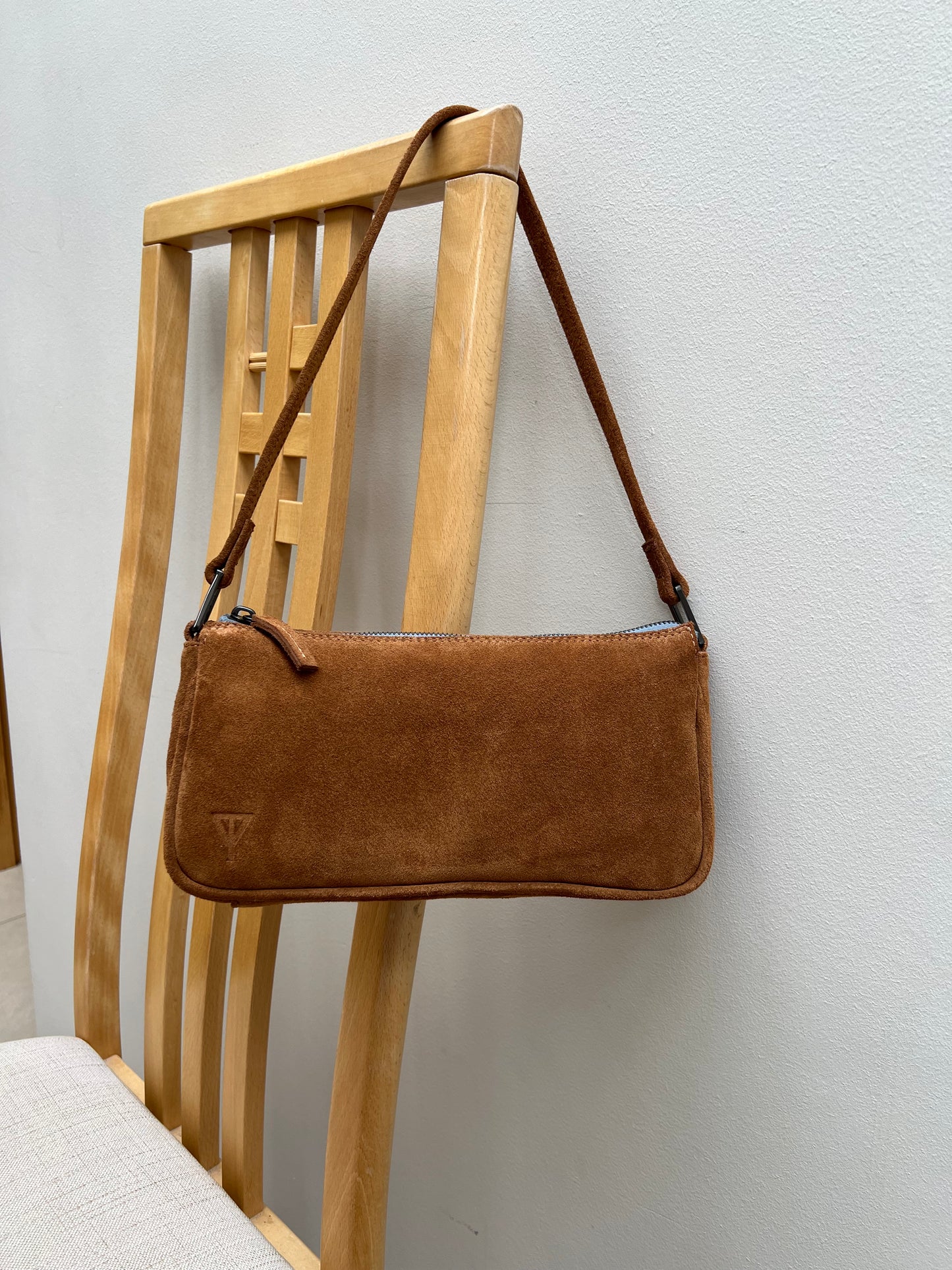 Suede Jenny Shoulder Bag