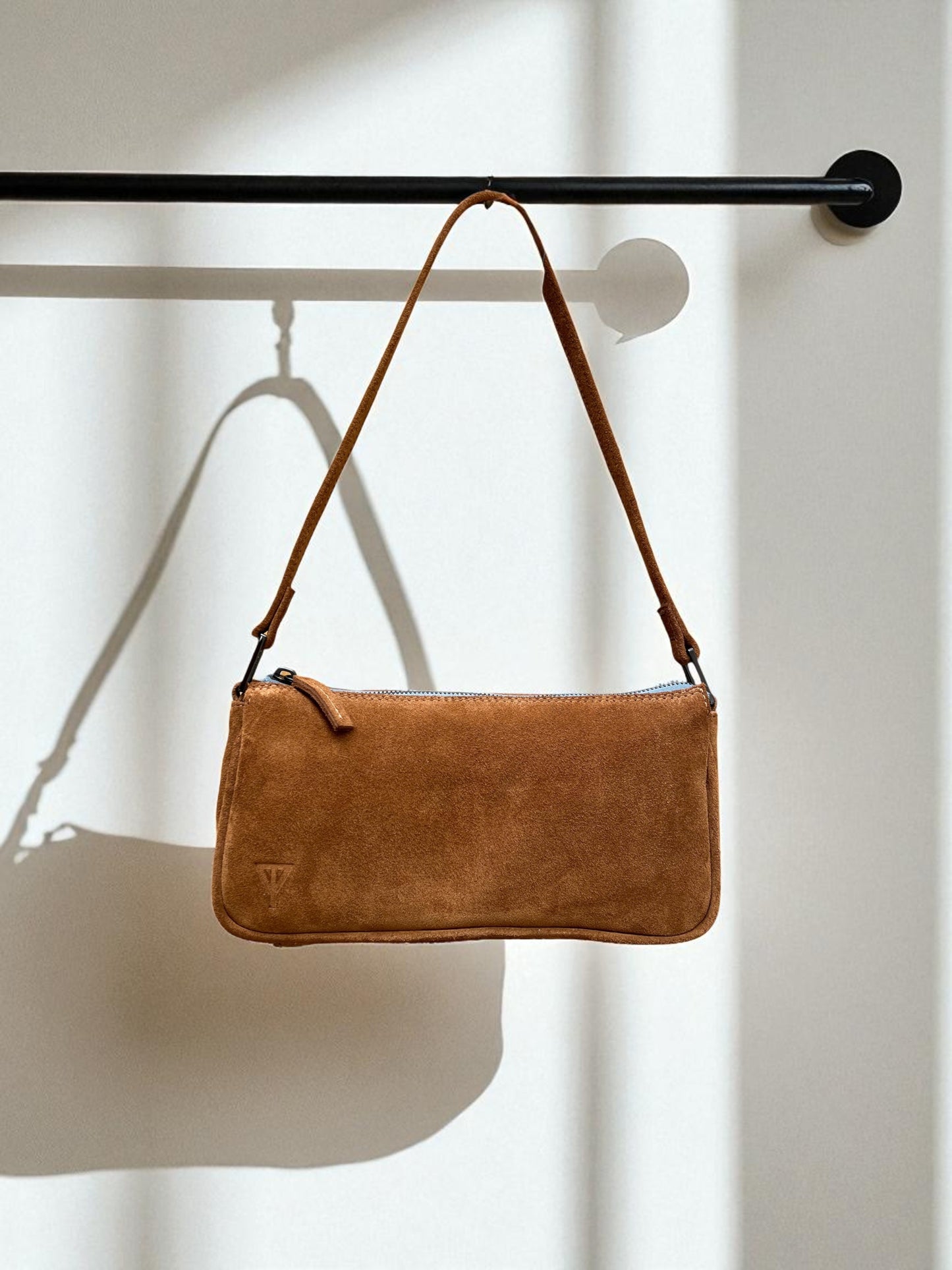 Suede Jenny Shoulder Bag