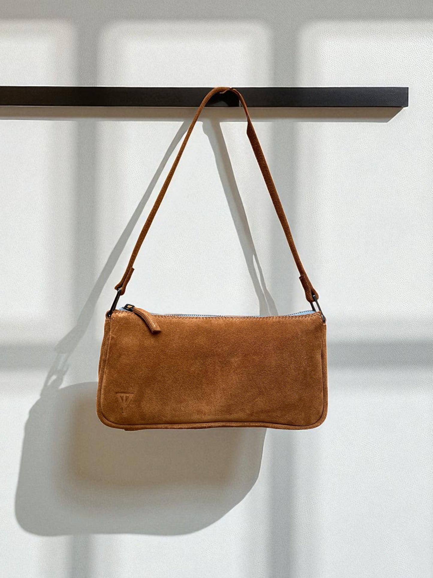 Suede Jenny Shoulder Bag