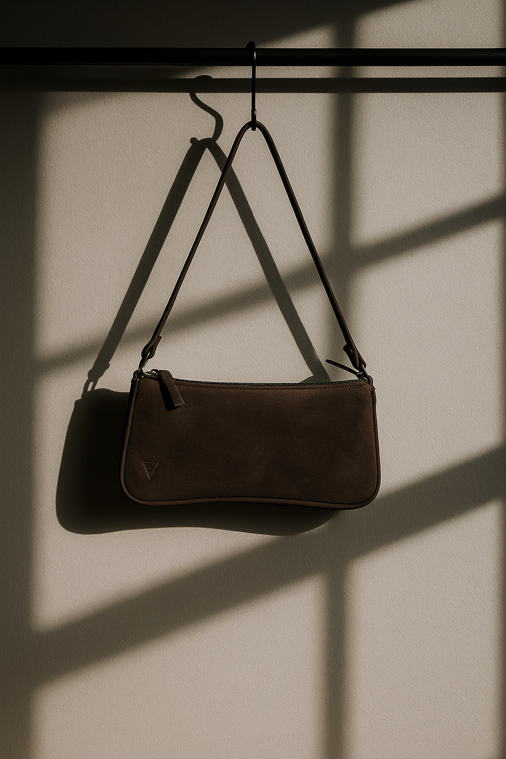Suede Jenny Shoulder Bag