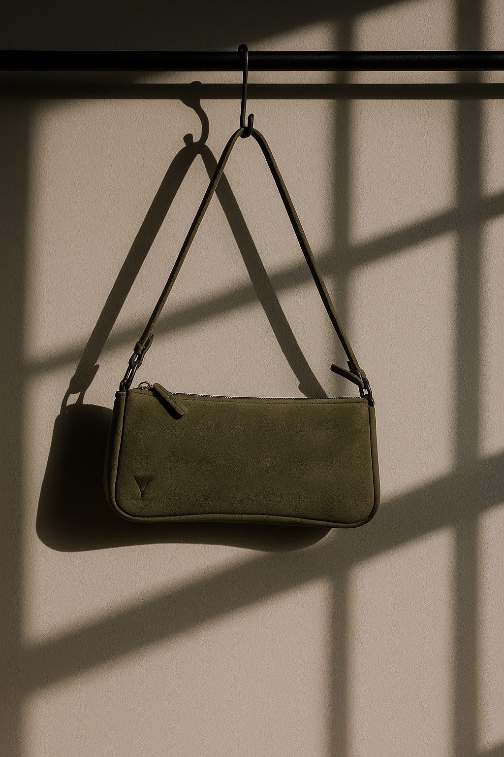 Suede Jenny Shoulder Bag