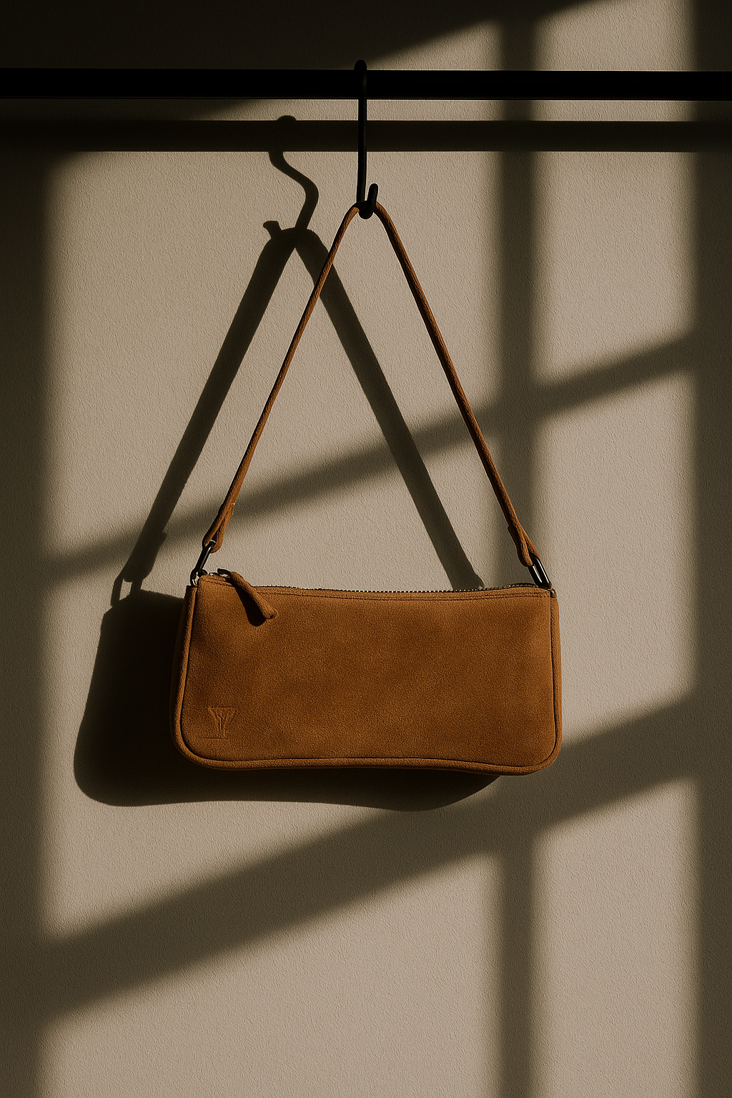 Suede Jenny Shoulder Bag