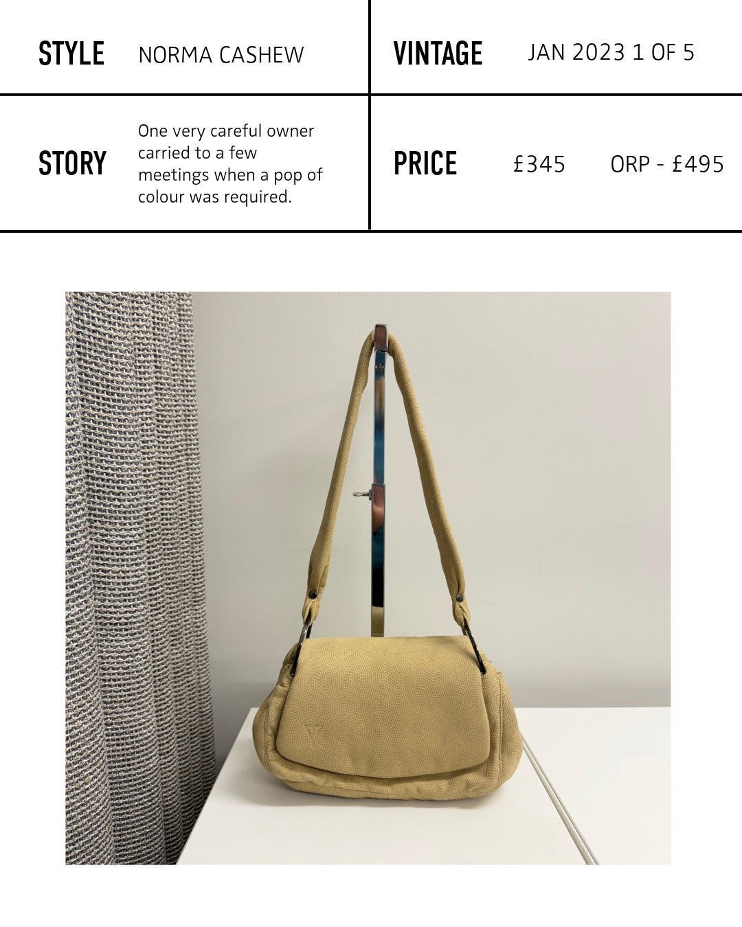 Norma - Cashew beige (re:deem)