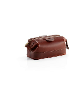 Small Wash Bag in Chestnut