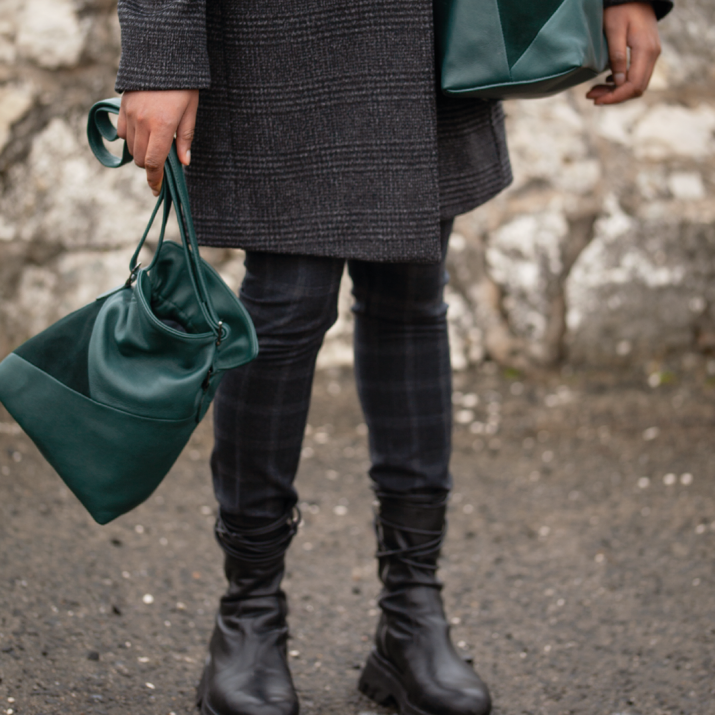 Tilly in Leather and Suede